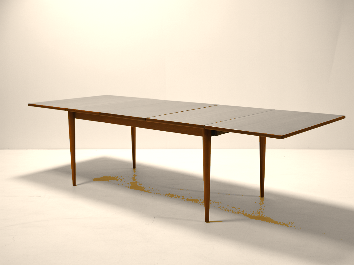 Een uitschuiftafel, als beeld voor een fundament dat meegroeit
