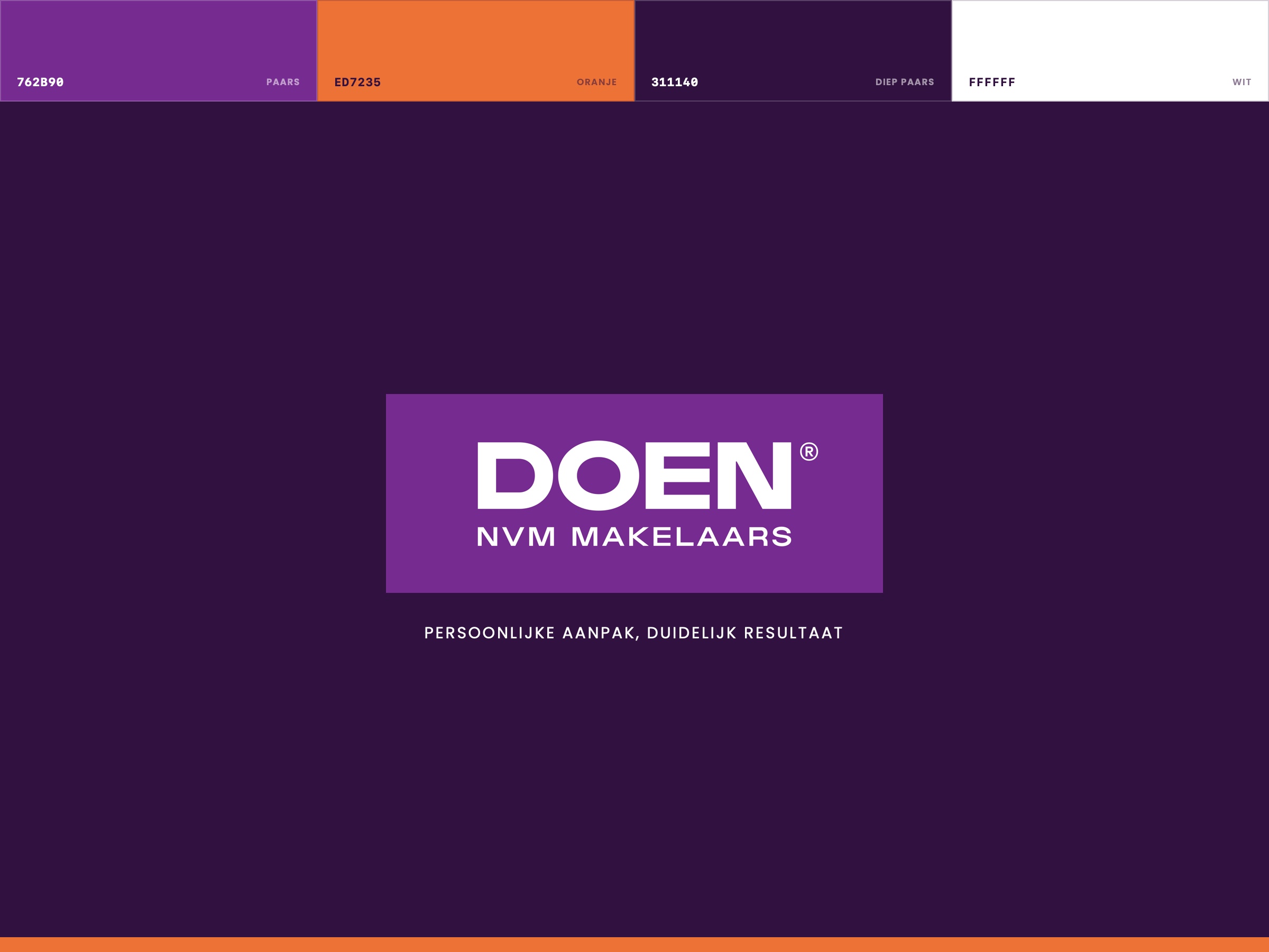 Huisstijl DOEN Makelaars