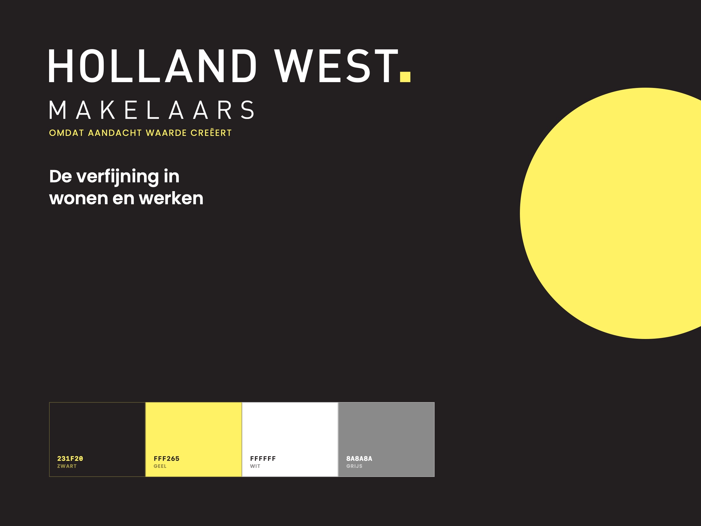 Huisstijl Holland West