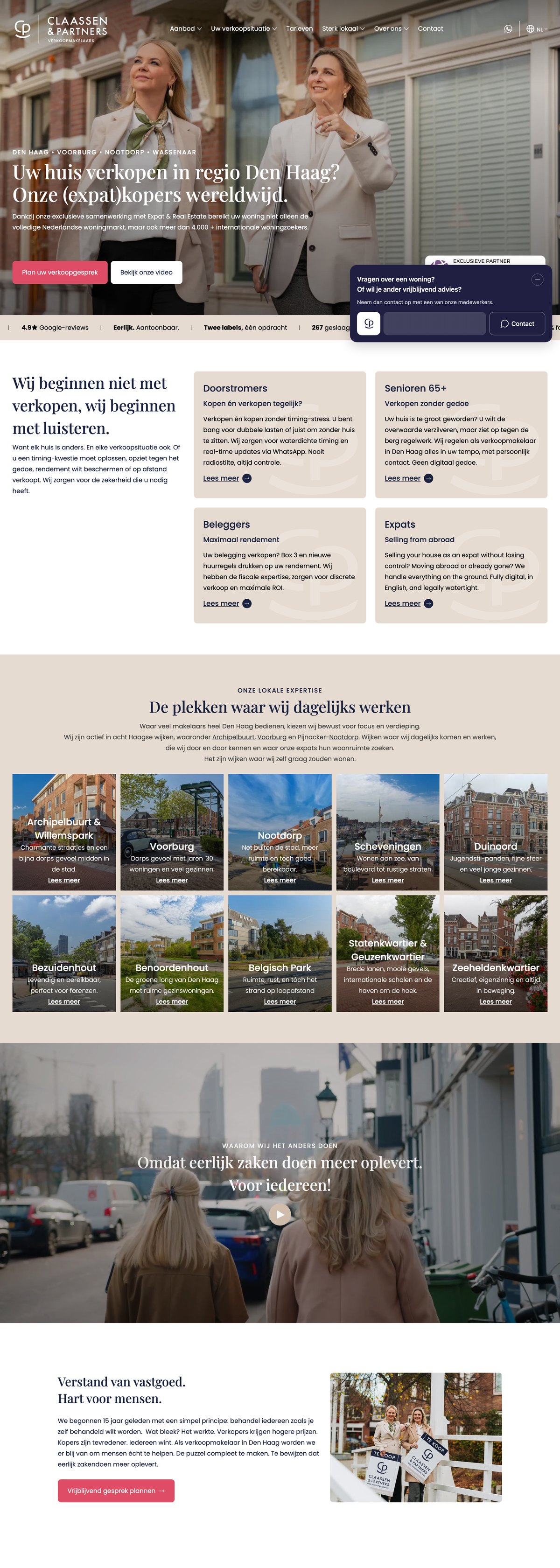 Website Claassen & Partners